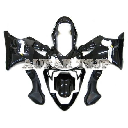Полный обтекатели для Honda CBR600F4i 2004 2005 2006 2007 CBR600 F4i 05 ABS пластиковые детали для мотоцикла кузов блеск для губ однотонного черного цвета - Цвет: Painted