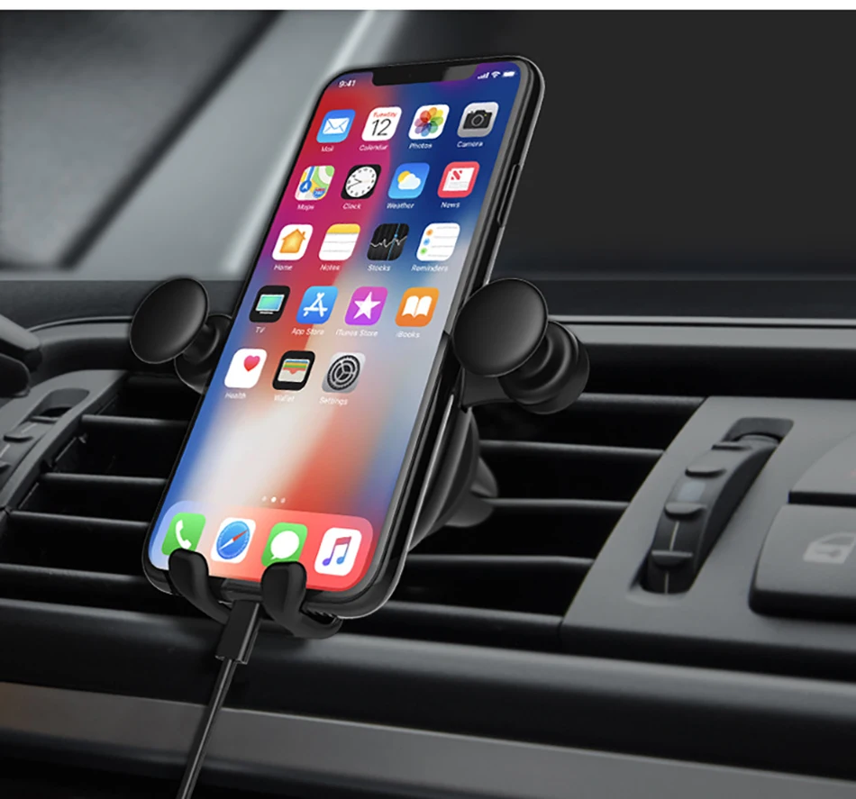 Universal Cute Cartoon Gravity Bracket Car Phone Stand Holder Air Vent 360 Degree Rotation For Huawei iphone X 8 7 Phone Support (13)