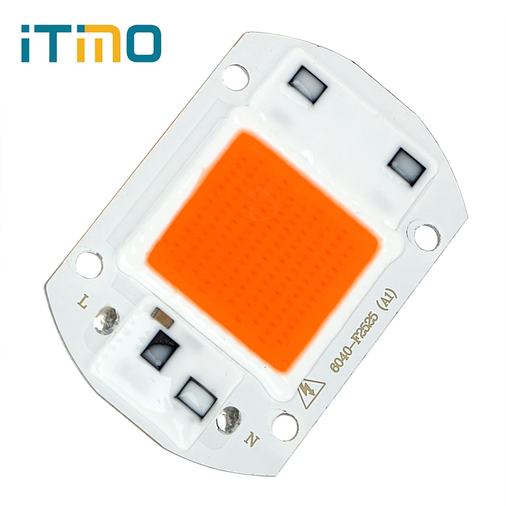 

ITimo Plant Growth Lamp Grow Light For Garden Vegetable Flower LED Grow Chip 380-840nm Full Spectrum 20W/30W/50W