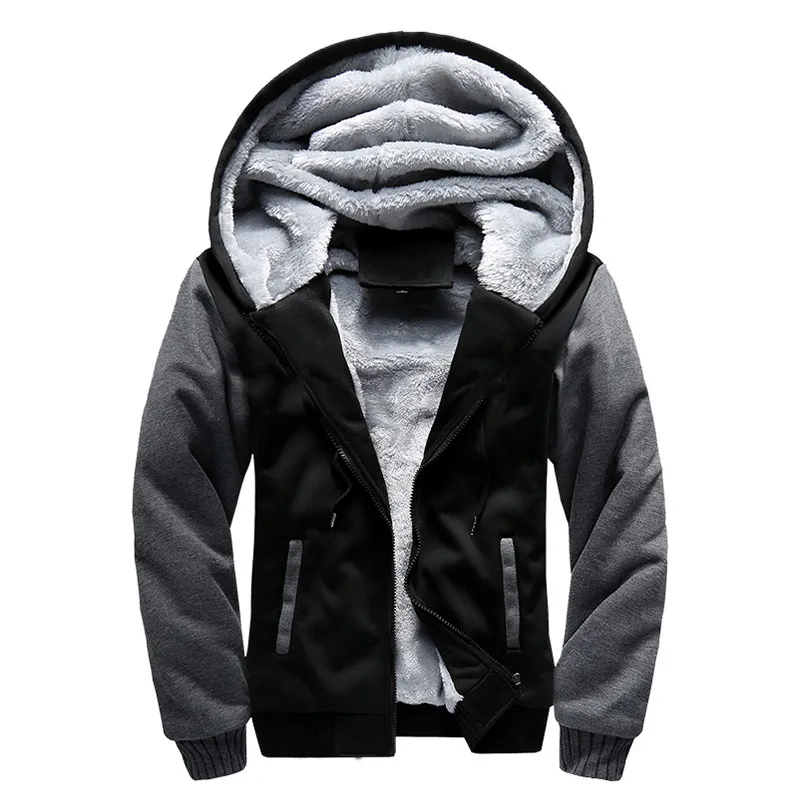 5XL флисовые толстовки для мужчин зимние теплые s куртки с капюшоном костюмы