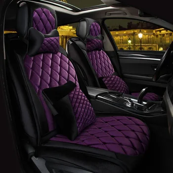 

3D Sport Car Seat Cover General Cushion Green Fabric Car Styling For Cadillac ATS CTS XTS SRX SLS Escalade