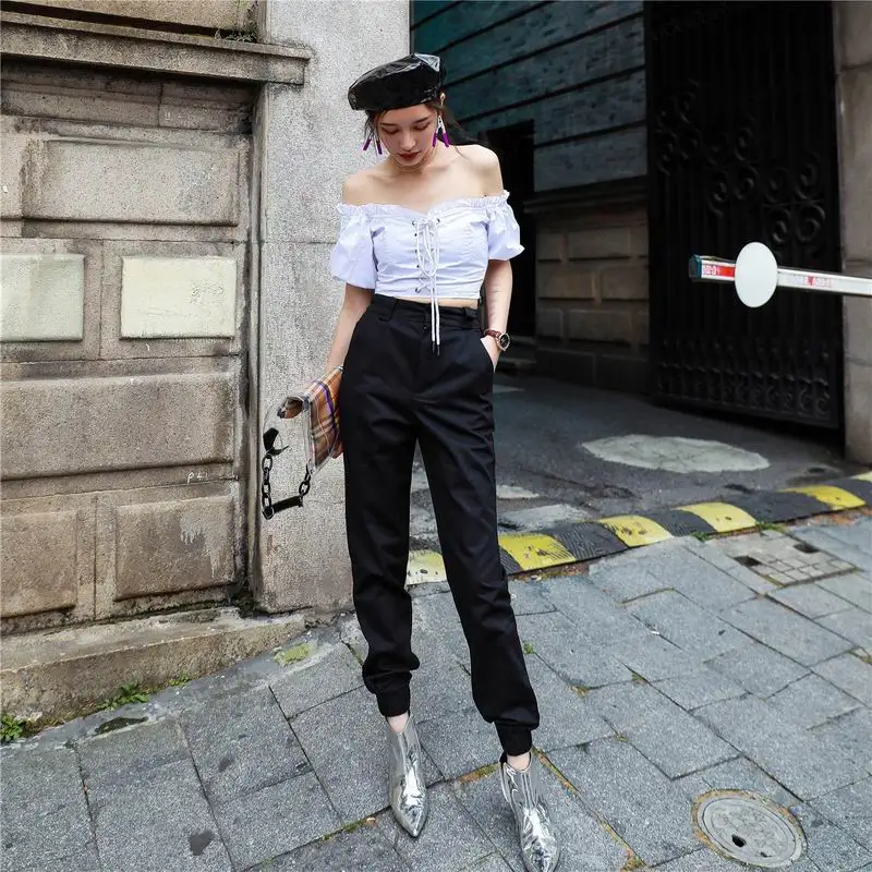 New-2018-Punk-Style-Women-Army-Green-Black-Khaki-Camo-Cargo-Trousers-Pants-Military-Army-Combat (2)