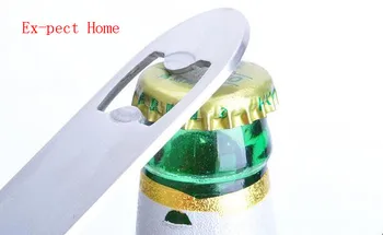 

100pcs/lot Fast shipping 18x4cm size Large Flat Stainless Steel Speed BEER Bottle Opener Remover Bar Blade