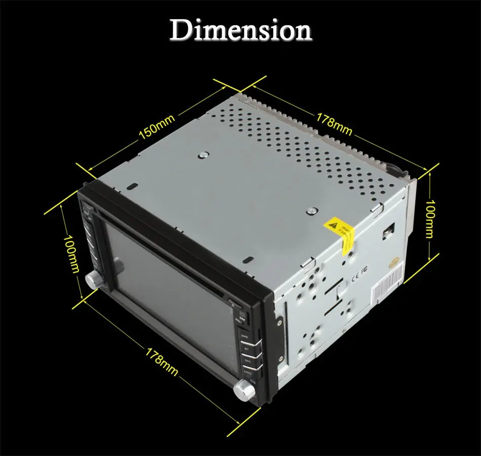 Clearance Universal 2din Android 6.0 Car DVD player For PEUGEOT 307 Car Ssang Yong Actyon/Kyron 2005-2011(left hand) Car VW old series car 23