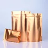 100Pcs/Lot Gold Stand Up Aluminum Foil Packaging Bags Self Seal Ziplock Food Storage Doypack Reclosable Zipper Party Pouches ► Photo 2/3