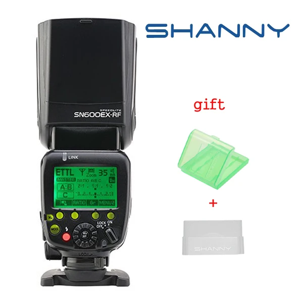 Shanny SN600EX-RF Speedlite  2.4    Master  Slave Flash GN60   TTL HSS 1/8000 s  Canon 