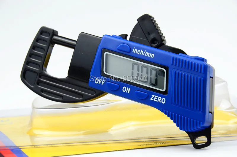 Высокое качество Портативный для прецизионного цифрового Толщина датчик измерительный прибор тестер микрометра 0 до 12,7 мм