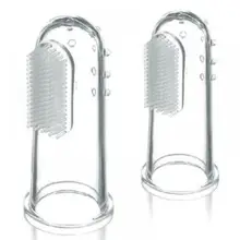 BestP 2x Мягкая зубная щетка для пальцев для детей, чистка зубных протезов, гигиеническая щетка для ухода за зубами