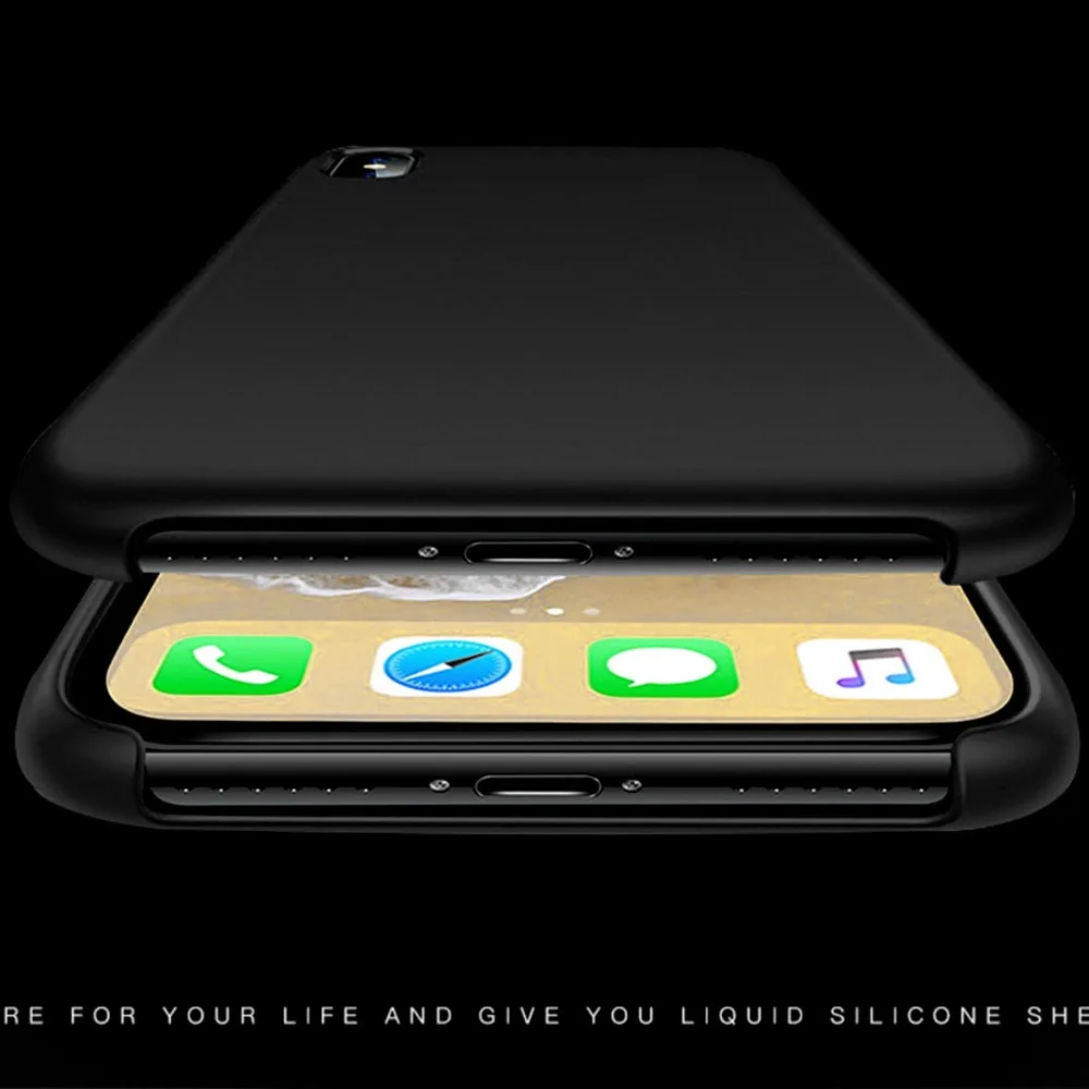 Мягкий жидкий силиконовый чехол для iPhone X шеллак гель резиновый тонкий телефон чехол для iPhone X S с безопасным нетоксичным материалом LSR