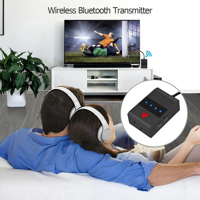 Домашний Беспроводной передатчик Bluetooth V4.0 3 5 мм USB беспроводной аудиоадаптер
