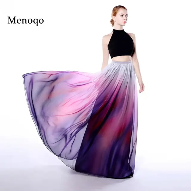 Long Purple Ombre Dress