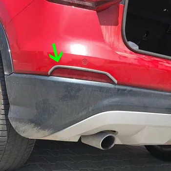 

AITWATT Car Accessories Exterior ABS Chrome Rear Fog Light Bumper Reflector Cover Trims Tail Protector For Audi Q2 2018 2019