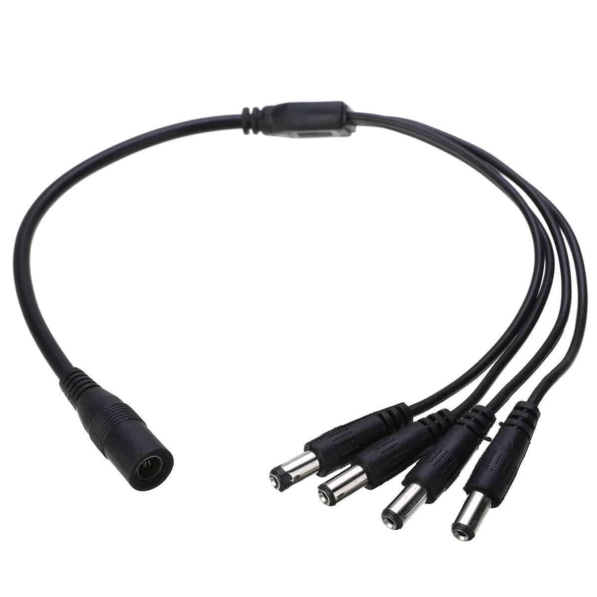 

1 Female To 4 Male Splitter Cables 4-Port Splitter Adapter Adaptor Cable For CCTV Camera System 40cm DC Power Splitter Cable
