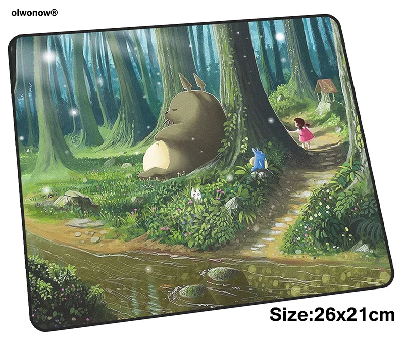 Totoro коврик для мыши computador gamer mause коврик 260x210x3 мм, персональный Коврик для мыши, эргономичный гаджет, подарок для мальчика, офисные настольные коврики