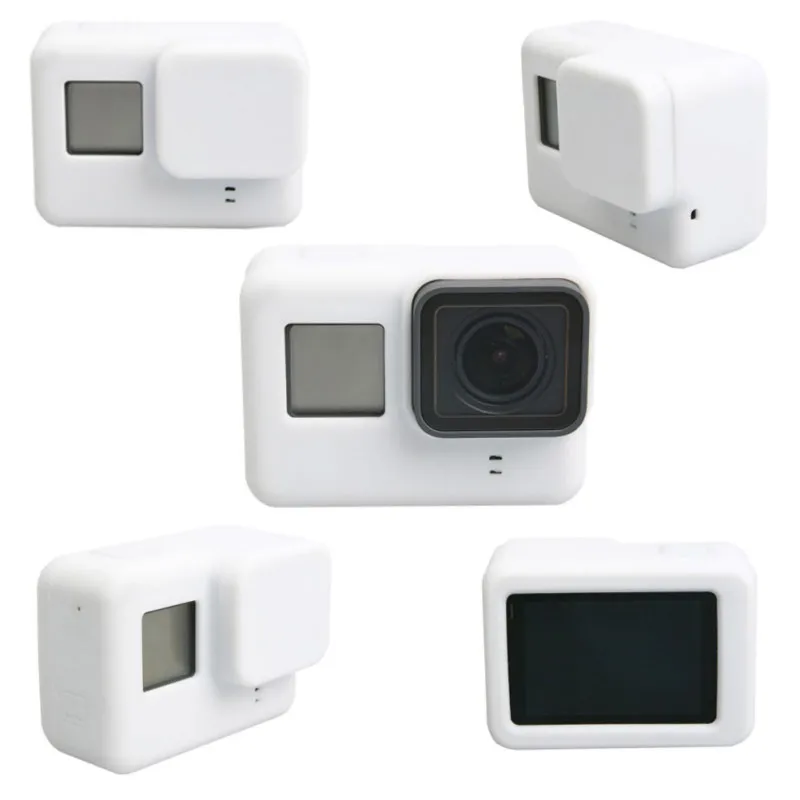 Для Go Pro экшн-камера аксессуары чехол Защитное кремниевое наружное покрытие+ крышка объектива Крышка для камеры GoPro Hero 5 6 7 Hero
