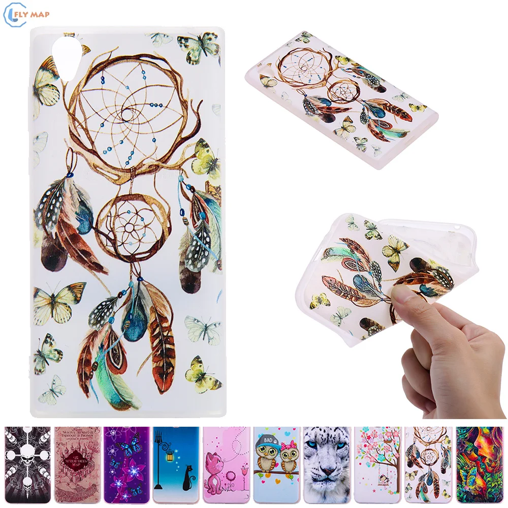 3D Relief Case for Sony Xperia L1 L 1 G3312 G3311 G3313 Dual LTE Soft TPU Phone Cover for Sony XperiaL1 G 3312 3311 Silicone Bag