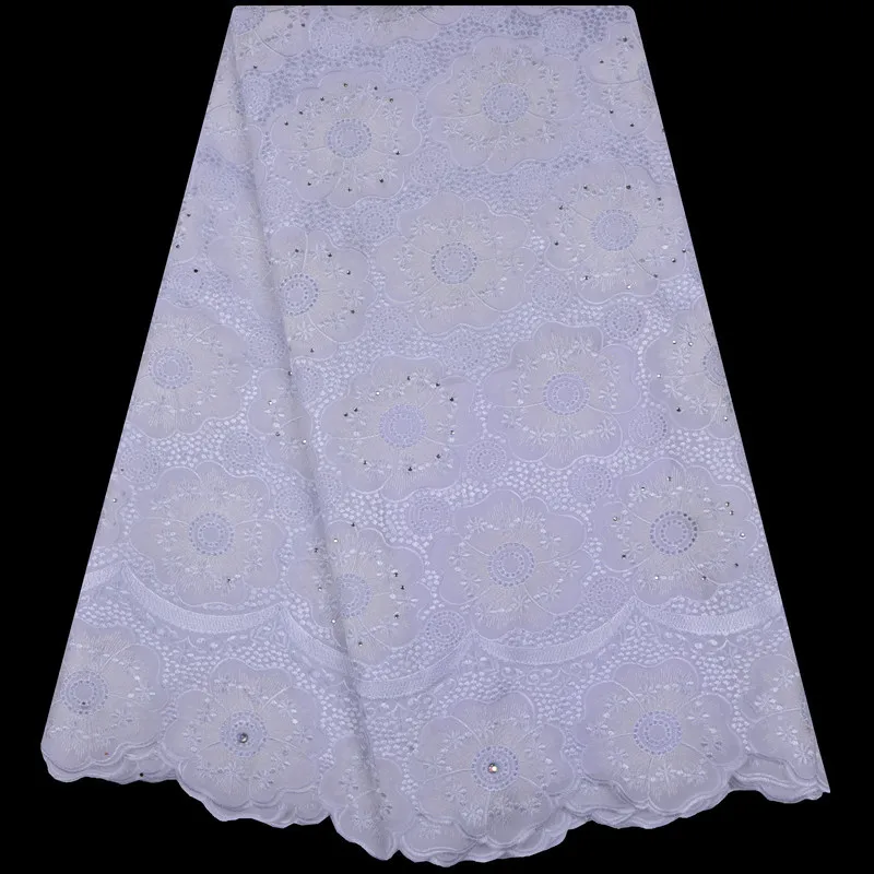 

Polish Lace Fabric High Quality White Swiss Voile Lace In Switzerland Nigerian Dry Swiss Voile Lace Embroidery Lace Fabric 1140