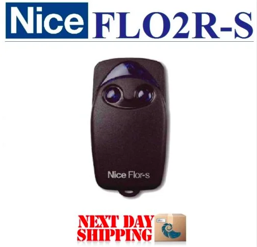 2 buttons 433.92mhz Nice Flor-s rolling code garage door replacement universal remote nice flor s rolling code replacement garage door remote control 433 mhz free shipping