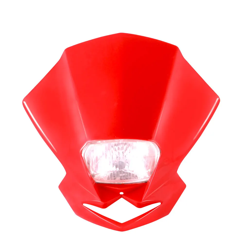 

Motorcycle Headlight Motorcycle Dirt Bike Motocross Universal Headlamp Motorcycle Led Headlight Lampada Moto Fan Shape AS-009