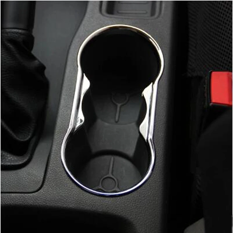 

Car special water cup decoration trim ABS Chrom auto accessories For Ford Focus 2 2005-2013 Fiesta 2/3 2009-2015 Car styling