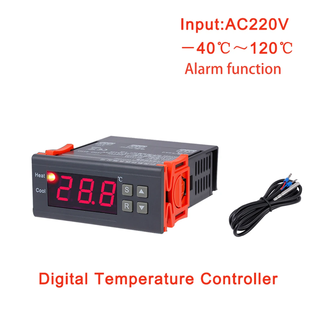 MH1210B AC220V цифровой электронный термостат Контроль температуры Таблица холодильное Отопление Управление Лер Термальность регулятор