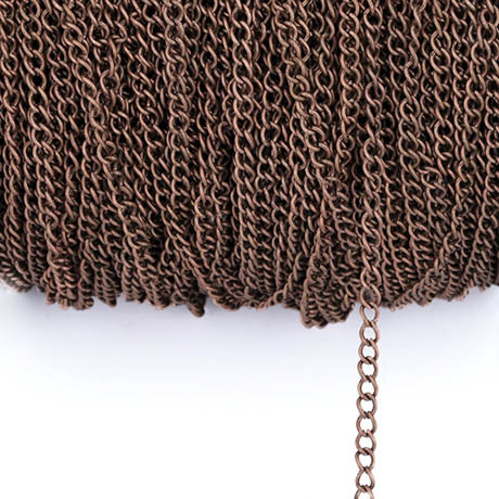 Bracelet Necklace Chains 2.5/3.5/4.5mm Silver/Gold/Gunblack/Antique Bronze Link Chain for DIY Jewelry Making Accessories