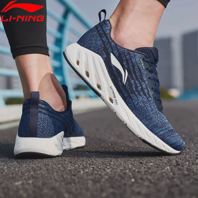 Дешево Li Ning мужские кроссовки LN ARC 2018 с подкладкой из дышащей пряжи, спортивные кроссовки ARHN083 XYP805