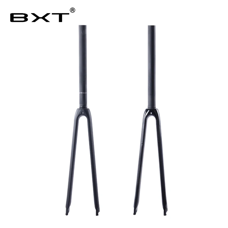 BXT carbon road Bike fork полностью углеродное волокно 700 * 23C 1 1/8 в тормоза UD черные