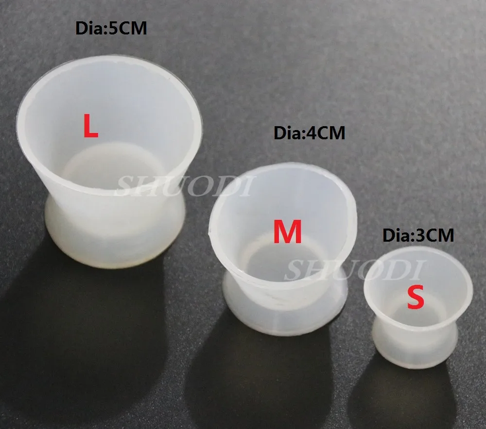 10 Pcs Dental Lab Silicone Mixing Bowl Cup Selfsolidifying Cups