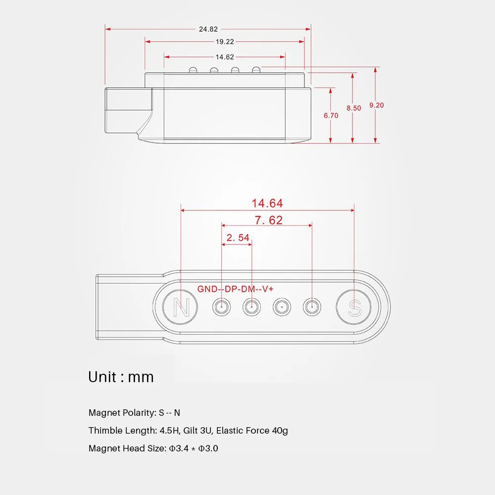 FORNORM USB 2,0 Мужской до 4 Pin Pogo Кабель зарядного устройства Магнитный Кабель зарядного устройства Шнур для умных часов GT88 GT68 KW08 KW18 KW99