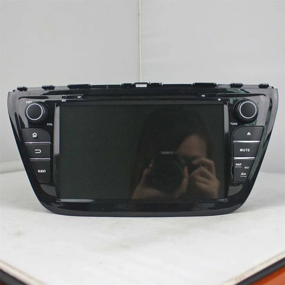 Cheap DSP IPS Android 9.0 2GB + 16GB 4 core Car DVD Player GPS Map RDS Radio wifi Bluetooth 4.2 for Suzuki SX4 S Cross 2014 2015 2016 3