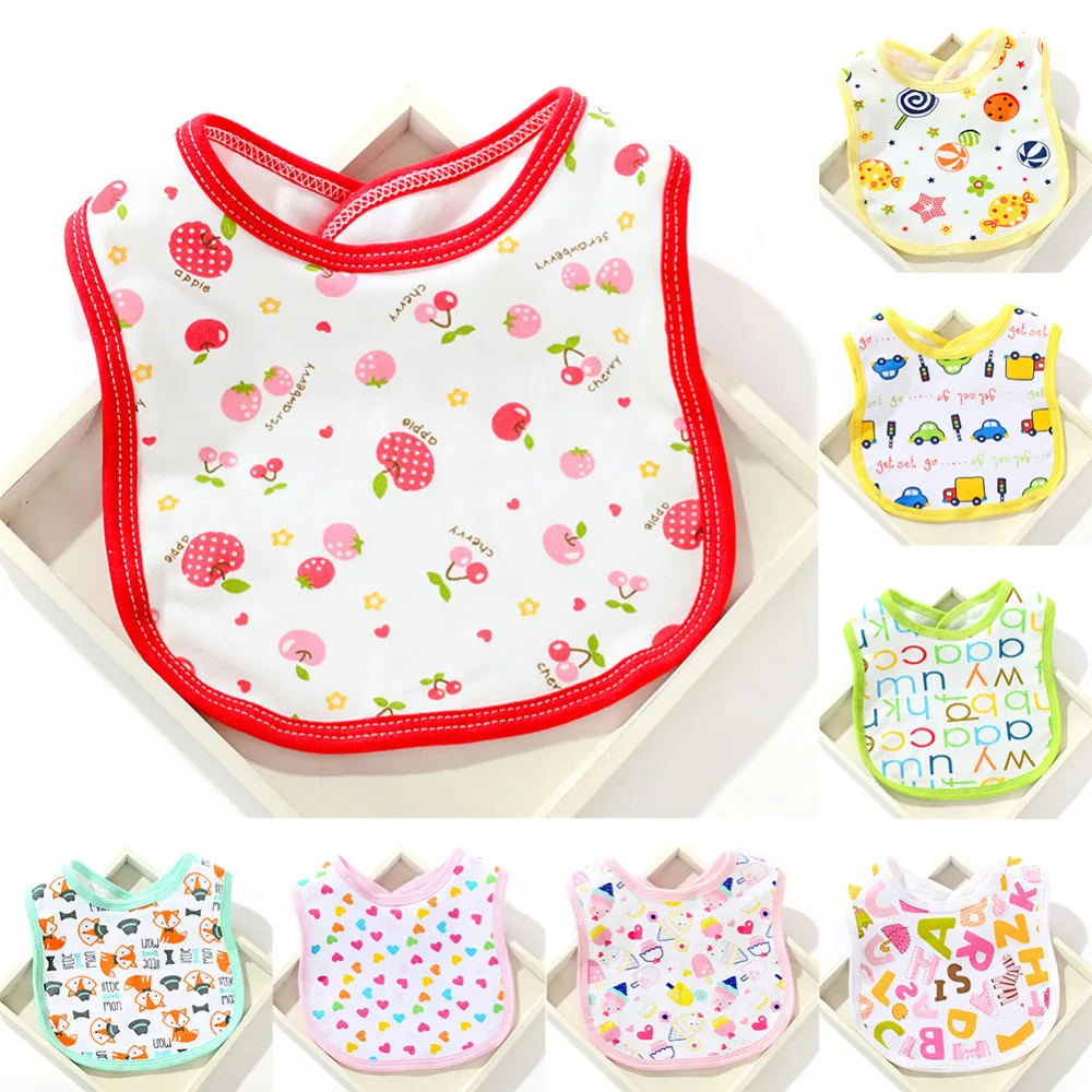 Double Layer Bib Soft Skin Friendly Saliva Towel For Babies Newborns