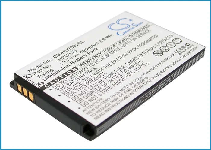 Высококачественный аккумулятор Cameron Sino 800 мАч HBC80S HBU83S HBC85S для Huawei C2008 C2202 C2205 C2285 C2288