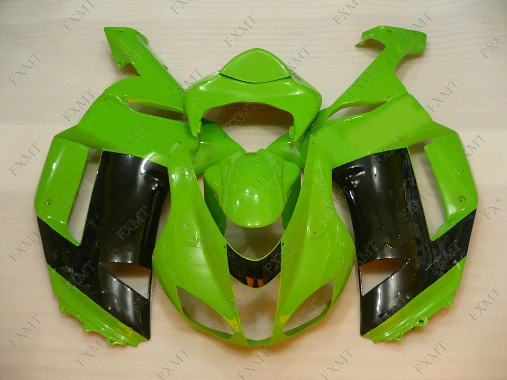 Full Body Kits Zx6r 07 GRÜNE Voller Kits Ninja Zx 6r 07 Verkleidung