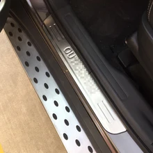 Автомобильный Стайлинг для Mitsubishi Outlander 2013 из нержавеющей стали дверные пороги Защитные педали Накладка 4 шт