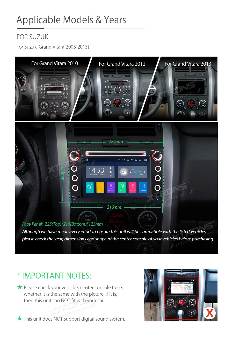 Clearance 7" Android 8.1 GPS Radio WIFI OBD Car DVD Player Multimedia for Suzuki Grand Vitara 2005 2006 2007 2008 2009 2010 2011 2012 2013 2 Clearance 7" Android 8.1 GPS Radio WIFI OBD Car DVD Player Multimedia for Suzuki Grand Vitara 2005 2006 2007 2008 2009 2010 2011 2012 2013 2