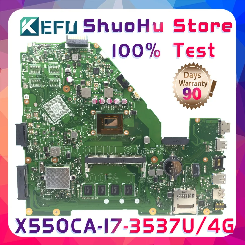 Kefu X550CA для ASUS X550CC R510C Y581C X550C X550CL Процессор I7 4 gmemory материнская плата для ноутбука протестированная 100% работа оригинальная материнская плата