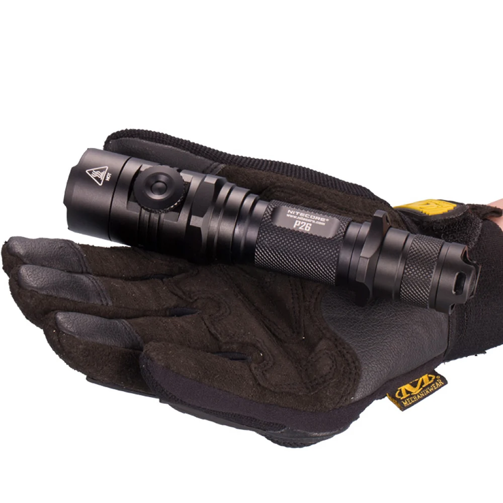 

Discount NITECORE P26 1000LMs Tactical Flashlight Rotary Swith Momentary Hunt Torch Infinitely Variable Brightness 18650 Battery