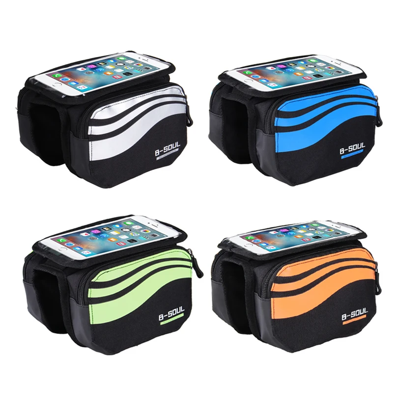 

Bicycle Front touch screen Phone Bag,MTB Road Bike Cycling Touch Screen Mobile Bag 5.7 inch Cellphone Bag Bicycle Accessories