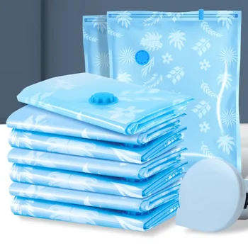 

4pcs/set Vacuum Bag Storage Home Organizer Foldable Clothes Quilt Organizer Seal Compressed Travel Saving Space Bags Package