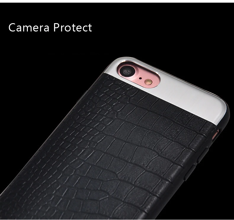 Kasatin Corrodie Pattern Leather Back Cover for iPhone 6 (6)