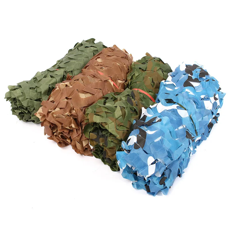 Preise Military Camouflage Net Sun Shelter Wood Armee Camo Netting Jagd Camping Netze Auto Abdeckungen Zelt Schatten 2m * 4 m 2 m * 5 m 3 m * 5m