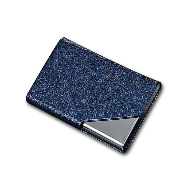 

Business ID RFID Blocking Credit Card Holder For Men Fashion Brand Metal Aluminum Rfid Small Card Case Wallet