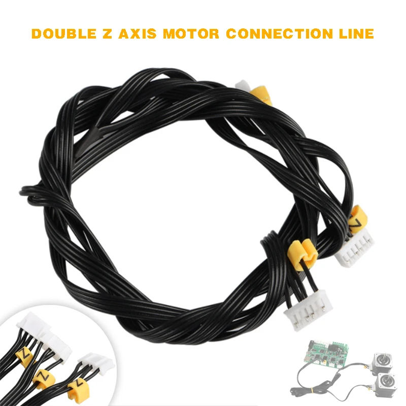 

3D Printer Parts 1.5m Stepper Motor Double Z-axis Cable Line For CR-10 CR-10S CR-10X CR-10PRO Ender-3