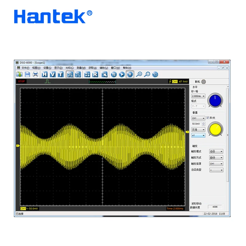 Hantek 6074BE 4 канала 70 МГц полоса пропускания автомобильный Osiclloscope цифровой USB портретный Osciloscopio диагностический инструмент