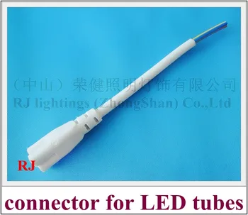 

wholesale led wire cable connector for integrated LED tubes T8 / T5 15cm 3 pin 1 plug 300V free shipping