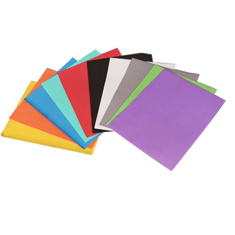 

10pcs/lot 10 color A4 Thick Multicolor Sponge Foam Paper Fold scrapbooking Paper Craft DIY