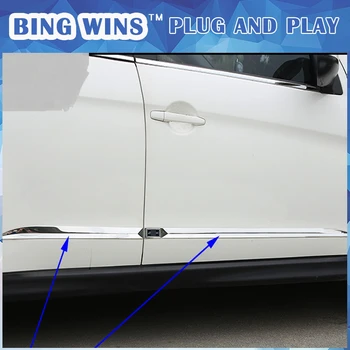 

BING WINS NEW ACCESSORIES FIT FOR MITSUBISHI ASX 2013-2016 SIDE DOOR BODY GARNISH MOULDING COVER TRIM PROTECTION CAR STYLING