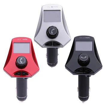 

Car FM Transmitter Bluetooth Hands-Free Call Music MP3 Audio Player Buit-in Microphone Car Charger Support TF Card ME3L