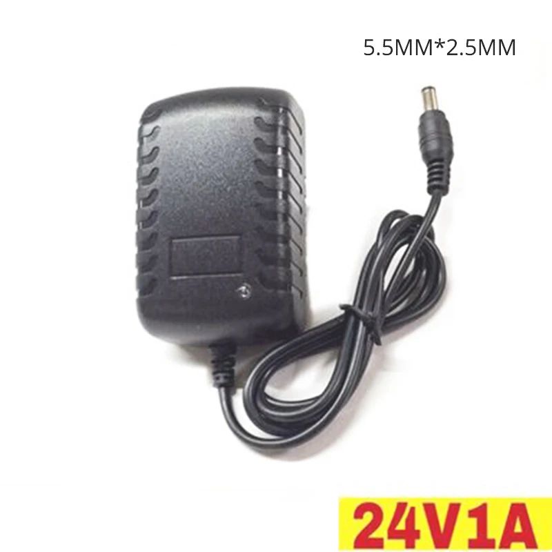 

SHIERAK 24V 1A EU/US Plug 5.5x2.5mm 100-240V Power Adapter Supply Charger Adapter For Accelerator Aroma Cleaner Water Nebulizer